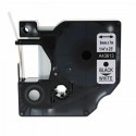 Nastro per Etichettatrice Compatibile Dymo 43613 S0720780 nero su bianco 6mm x 7m No Oem