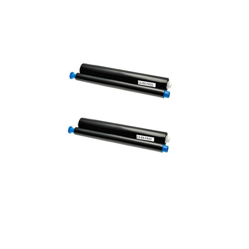TTR Compatibile Panasonic KX-FA55X KXFA55X Confezione 2pz 40mt x 2 140 Pagine x 2 No Oem
