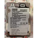 Hard Disk Usato Semifunzionante Sata 2,5" 250Gb WESTERN DIGITAL WD2500BEKT 633738-001