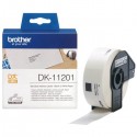 Rotolo da 400 Etichette in Carta Originali Brother DK-11201 29mm x 90mm Nero su Bianco