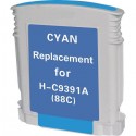 Cartuccia Compatibile HP 88 C9391AE C Ciano 1700 Pagine 28ml No Oem