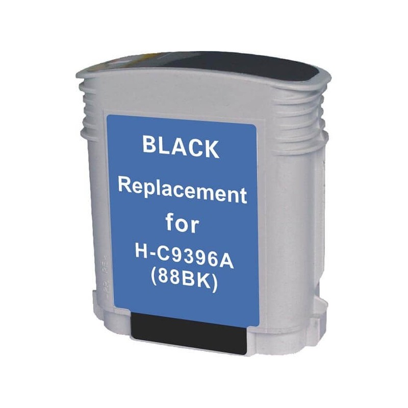 Cartuccia Compatibile HP 88 C9396AE Bk Nero 2450 Pagine 59ml No Oem