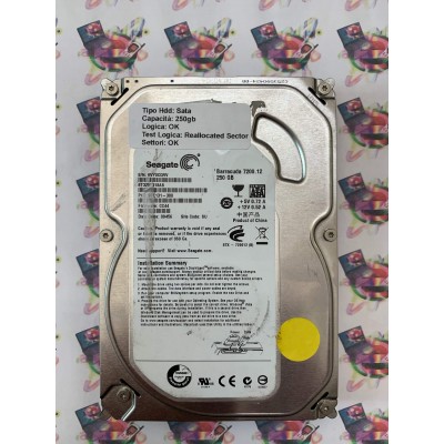 Hard Disk Usato Semifunzionante Sata 3,5" 250Gb SEAGATE ST3250318AS CC44 98L131-300 09456