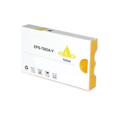 Cartuccia Compatibile Epson C13T603400 T6034 Y Yellow 220ml No Oem