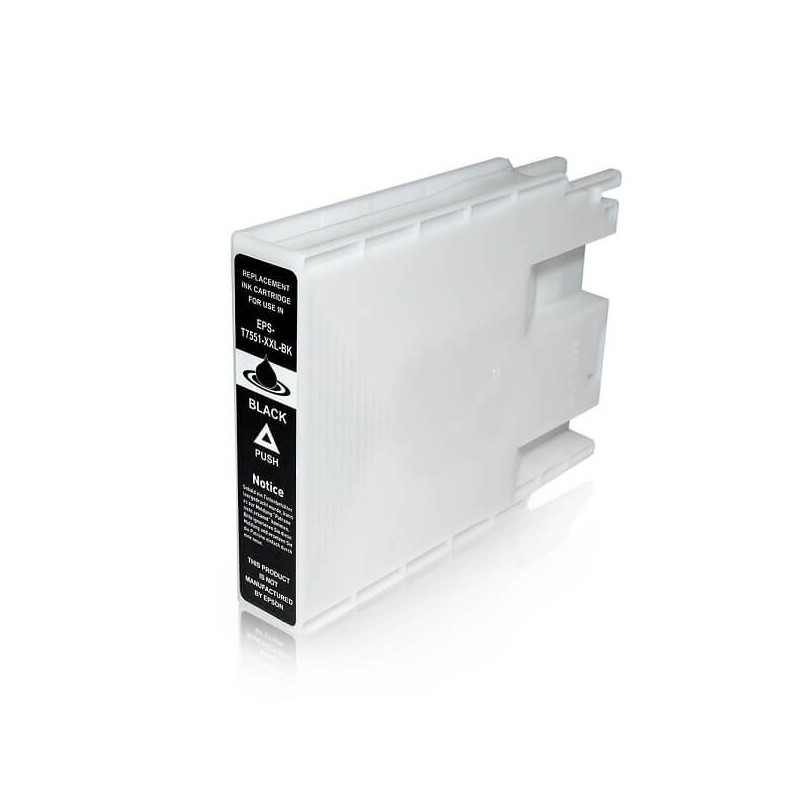 Cartuccia Compatibile Epson C13T755140 T7551 BK Nero 100ml No Oem
