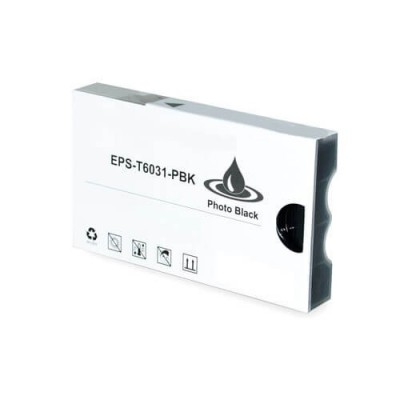 Cartuccia Compatibile Epson C13T603100 T6031 Photo BK Nero 220ml No Oem