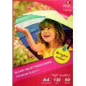 Confezione da 50 Fogli di Carta Fotografica A4 130 Grammi Glossy