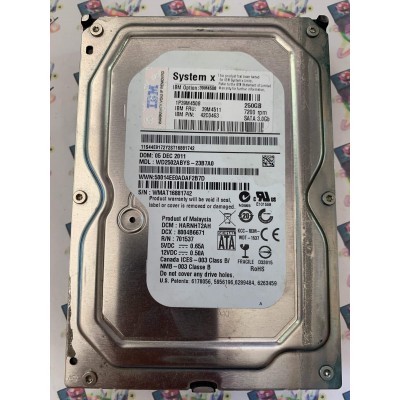 Hard Disk Usato Funzionante 100% Ok Sata 3,5" 250Gb Ibm WD2502ABYS-23B7A0 42C0463 HARNHT2AH 50014EE0ASAF2B7D