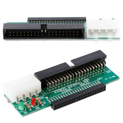 Adattatore da Ide 3,5" a Ide 2,5" Convertitore interno Ide 3,5" 40 Pin a Ide 2,5 con Led