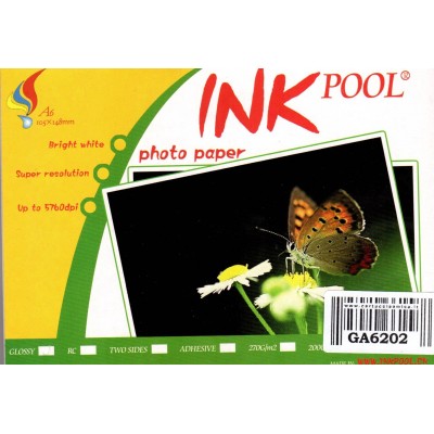 Confezione da 20 Fogli di Carta Fotografica 10x15 200 Grammi Glossy