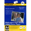 Confezione da 20 Fogli di Carta Fotografica A4 220 Grammi Glossy Dual Side