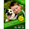 Confezione da 50 Fogli di Carta Fotografica 13x18 240 Grammi Glossy