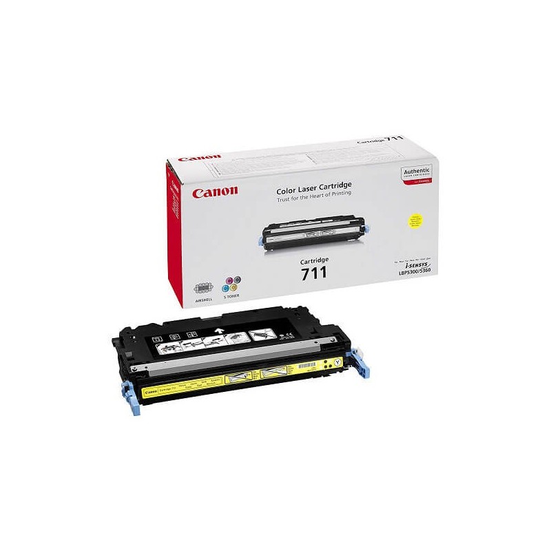 Toner Originale Canon 1657B002 711Y Y Yellow 6000 Pagine