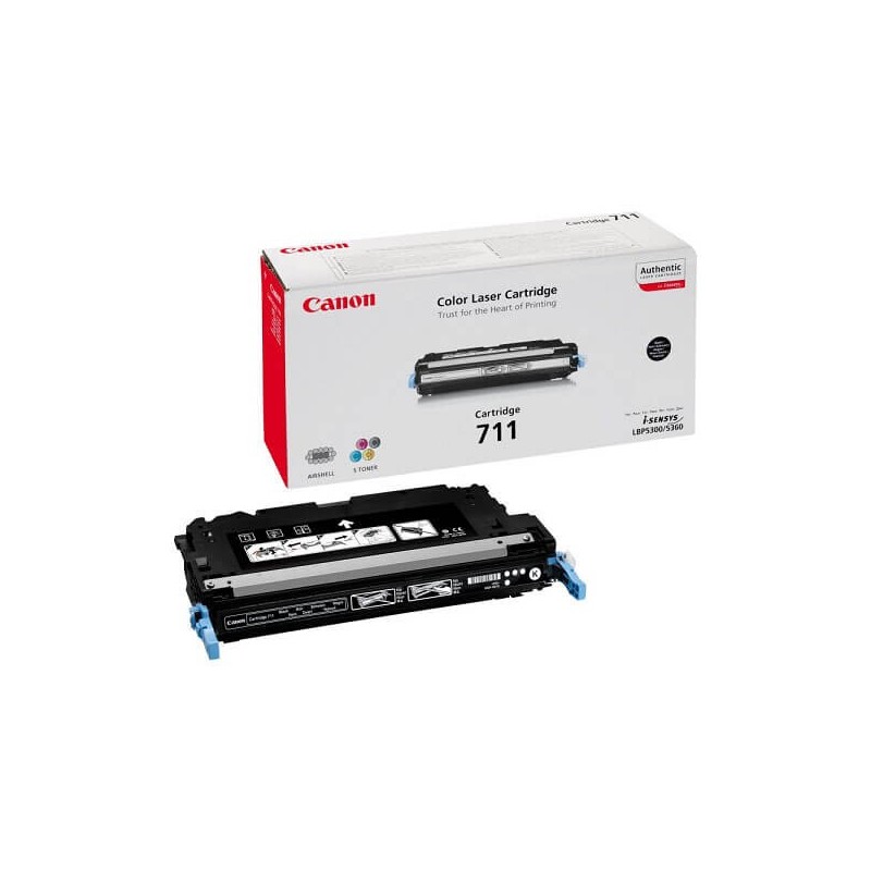 Toner Originale Canon 1660B002 711BK Bk Nero 6000 Pagine