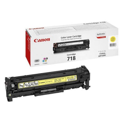 Toner Originale Canon 2659B002 718Y Y Yellow 2900 Pagine