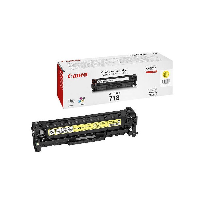 Toner Originale Canon 2659B002 718Y Y Yellow 2900 Pagine