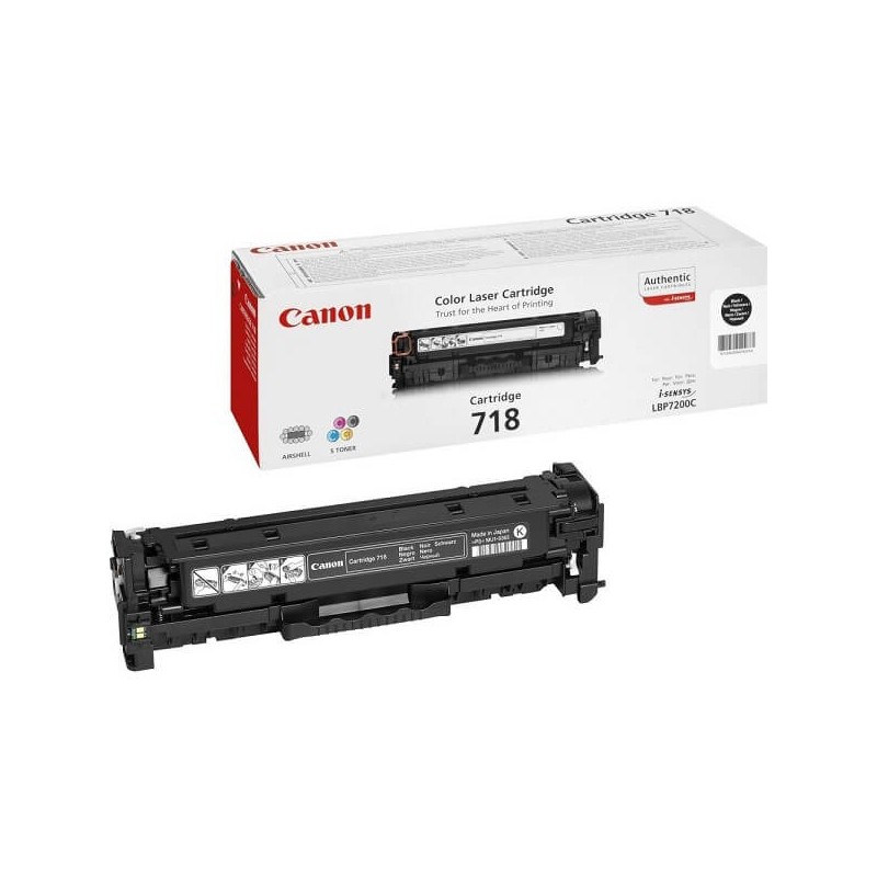 Toner Originale Canon 2662B002 718BK Bk Nero 3400 Pagine