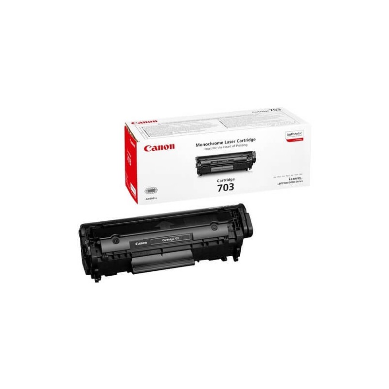 Toner Originale Canon 7616A005 703 Bk Nero 2000 Pagine
