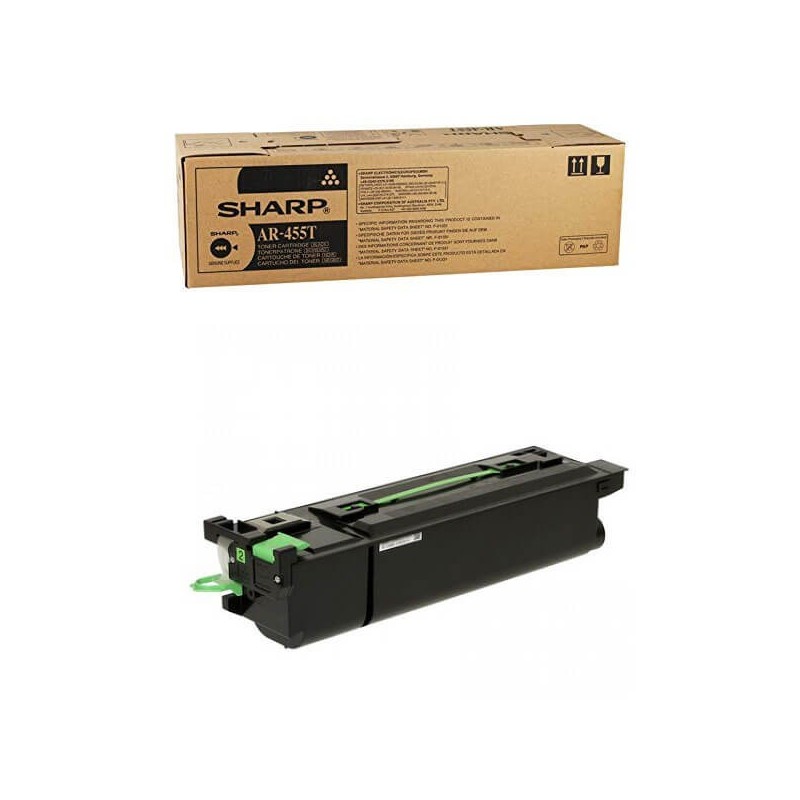 Toner Originale Sharp AR455LT AR455T Bk Nero 35000 Pagine