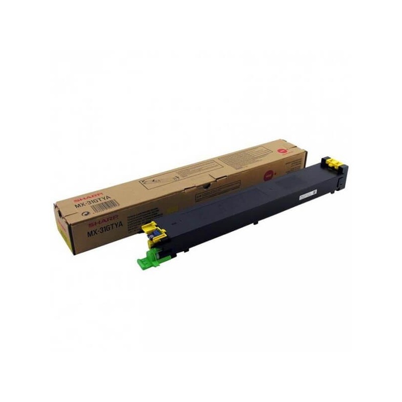 Toner Originale Sharp MX31GTYA Y Yellow 15000 Pagine