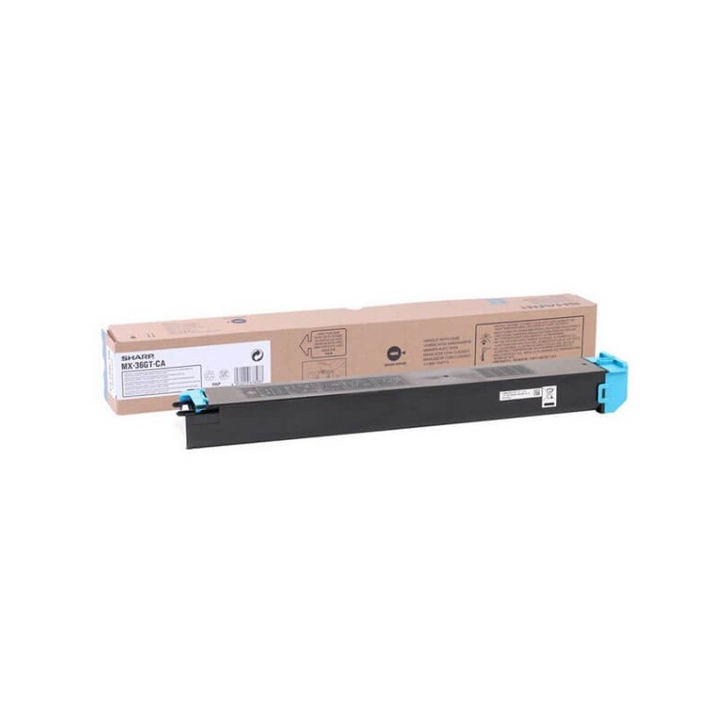 Toner Originale Sharp MX36GTCA C Ciano 15000 Pagine