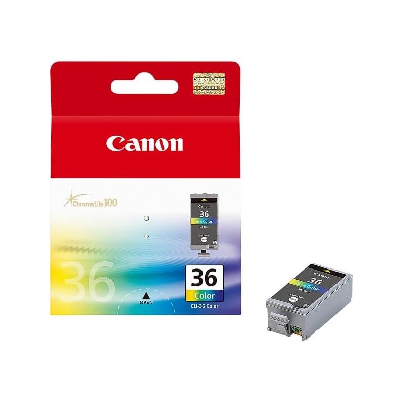 Cartuccia Originale Canon 1511B001 CLI36 12ml 249 Pagine CMY