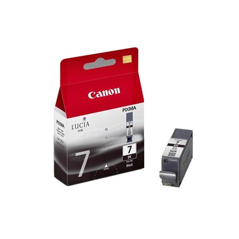 Cartuccia Originale Canon 2444B001 PGI7BK 25ml 570 Pagine Bk Nero