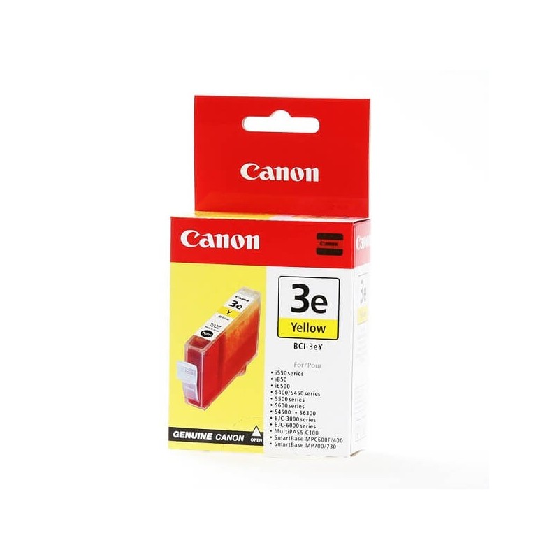Cartuccia Originale Canon 4482A002 BCI3EY 14ml 390 Pagine Y Yellow