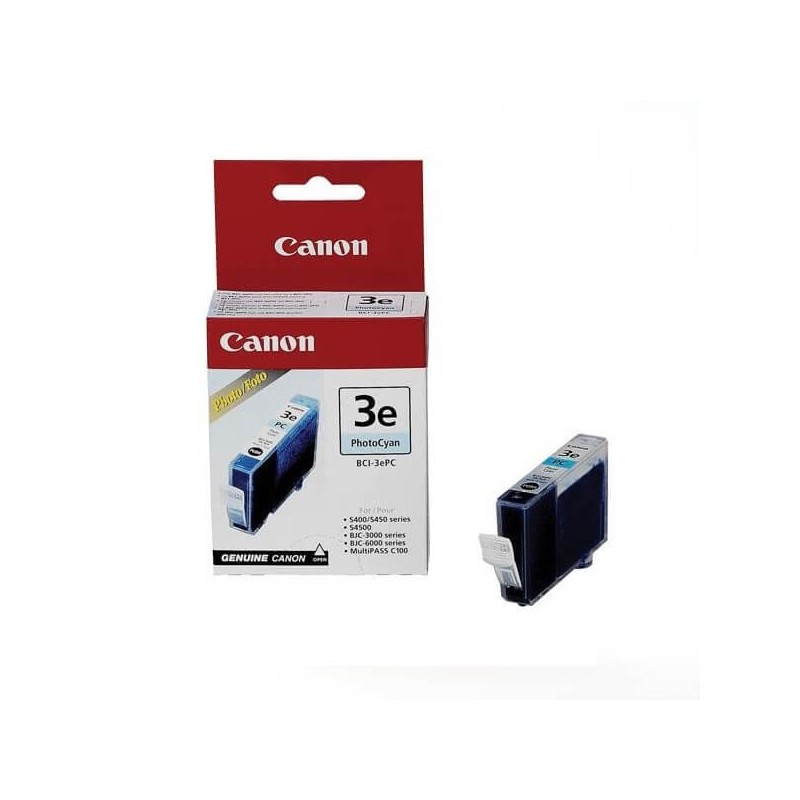 Cartuccia Originale Canon 4483A002 BCI3EPC 13ml 280 Pagine PC Photo Ciano