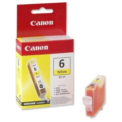 Cartuccia Originale Canon 4708A002 BCI6Y 13ml 280 Pagine Y Yellow