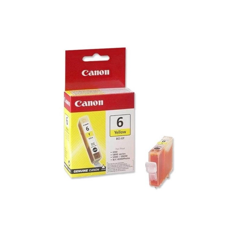 Cartuccia Originale Canon 4708A002 BCI6Y 13ml 280 Pagine Y Yellow