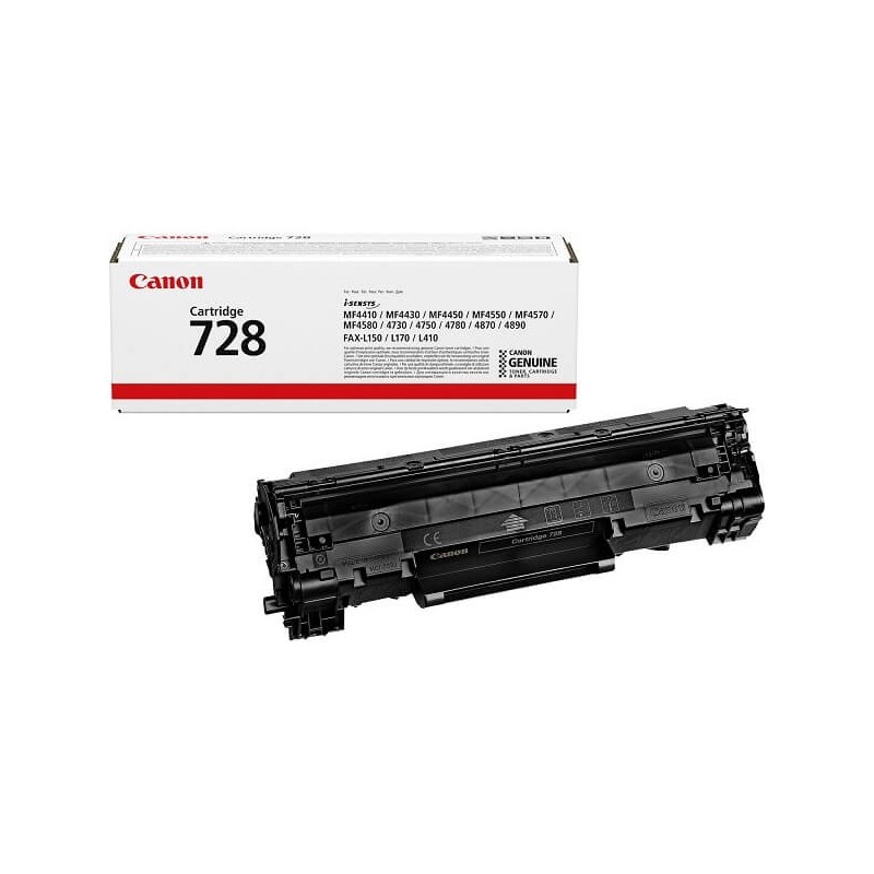 Toner Originale Canon 3500B002 728 Bk Nero 2100 Pagine