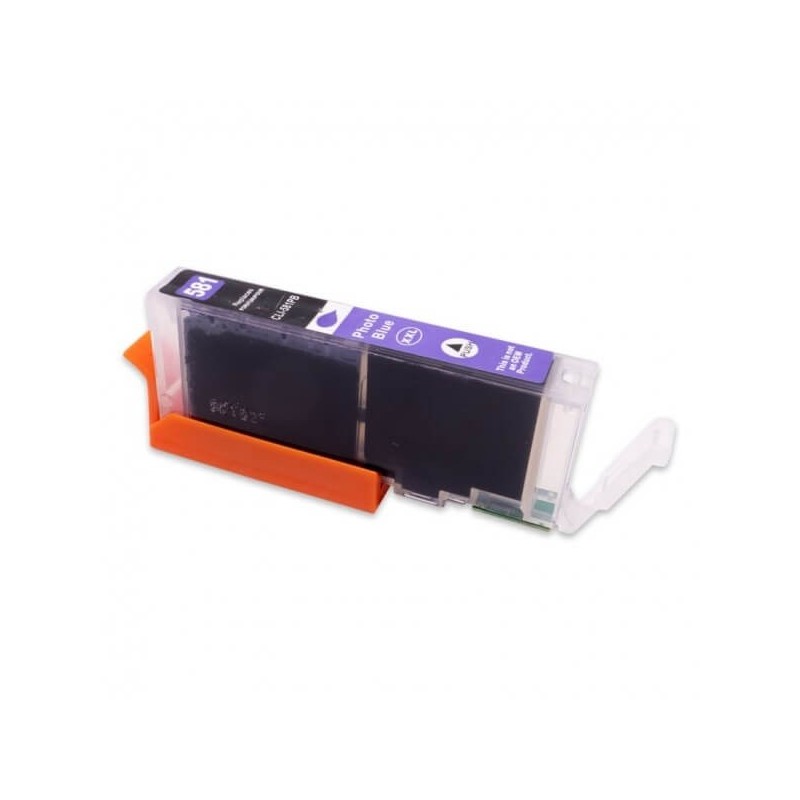 Cartuccia Compatibile Canon CLI-581 PB 1999C001 CLI581PBXXL PB XXL Blu Con Chip No Oem
