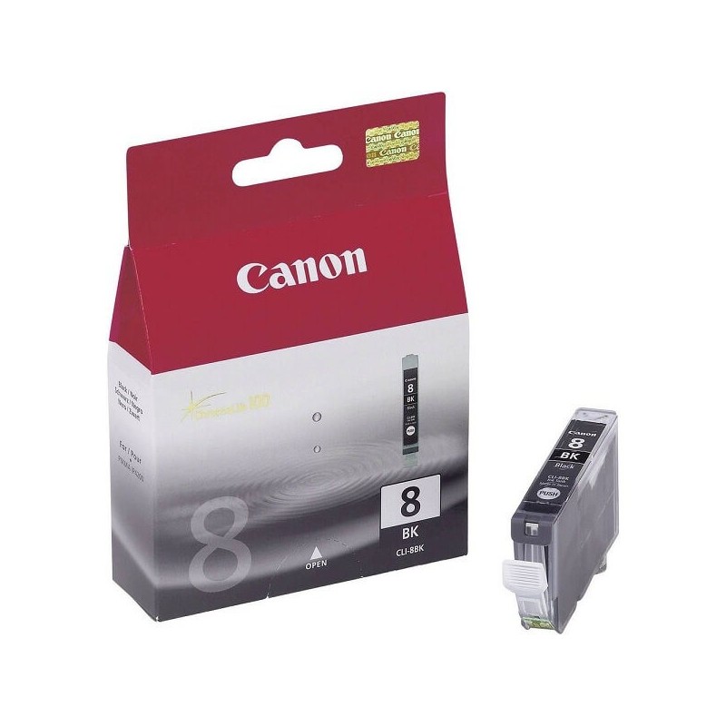 Cartuccia Originale Canon 0620B001 CLI8BK 13ml 400 Pagine Bk Nero