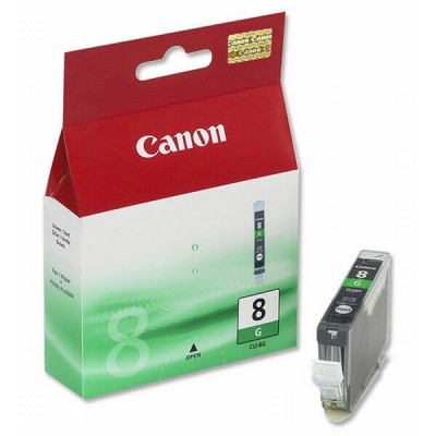 Cartuccia Originale Canon 0627B001 CLI8G 13ml 5845 Pagine G Green Verde