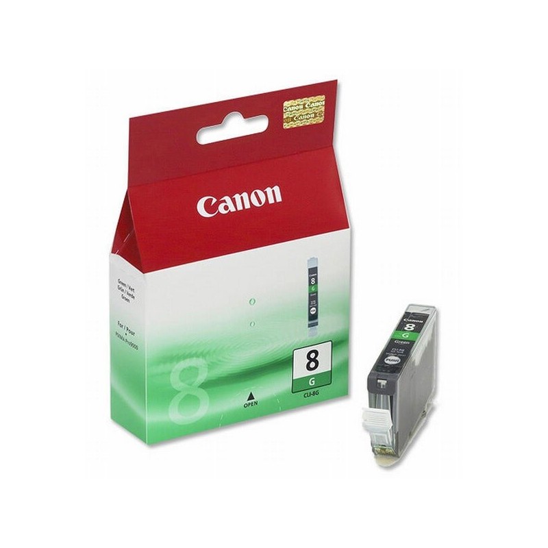 Cartuccia Originale Canon 0627B001 CLI8G 13ml 5845 Pagine G Green Verde