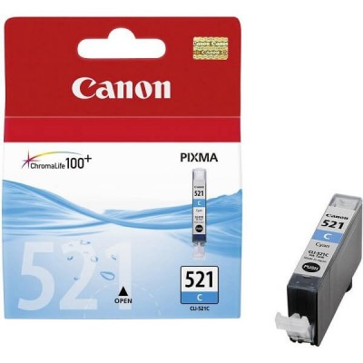 Cartuccia Originale Canon 2934B001 CLI521C  9ml 448 Pagine C Ciano