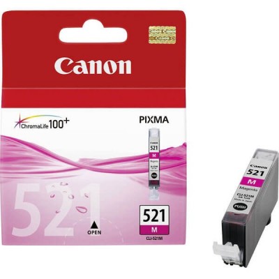 Cartuccia Originale Canon 2935B001 CLI521M  9ml 445 Pagine M Magenta