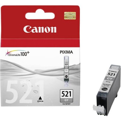 Cartuccia Originale Canon 2937B001 CLI521GY  9ml 1370 Pagine GY Grigio