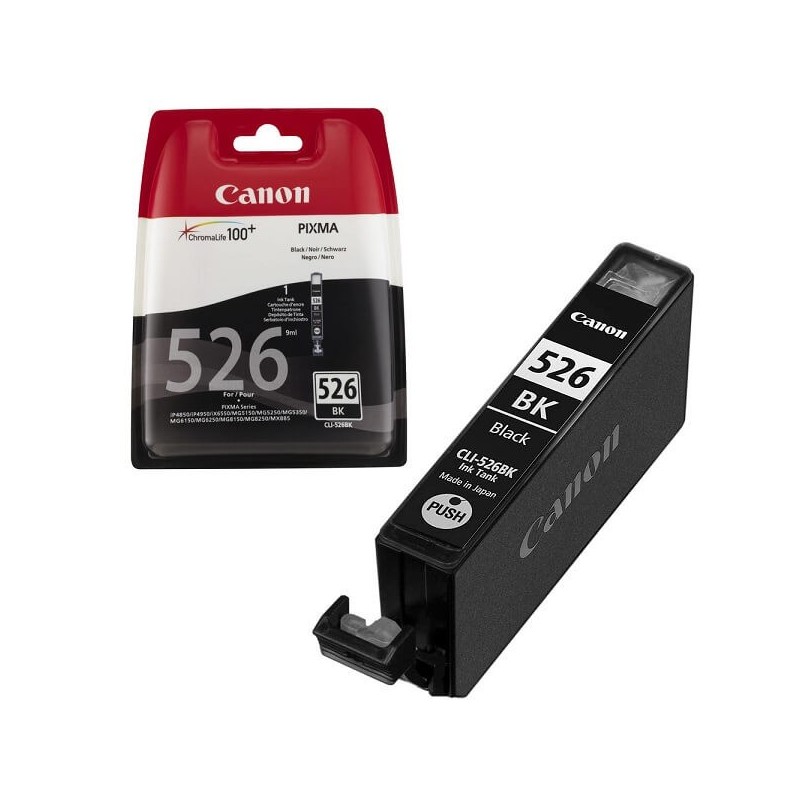 Cartuccia Originale Canon 4540B001 CLI526BK 9ml 1285 Pagine Bk Nero