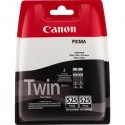 Confezione 2 Cartucce Originali Canon 4529B006 4529B010 PGI525PGBK 19ml 323 Pagine Bk Nero