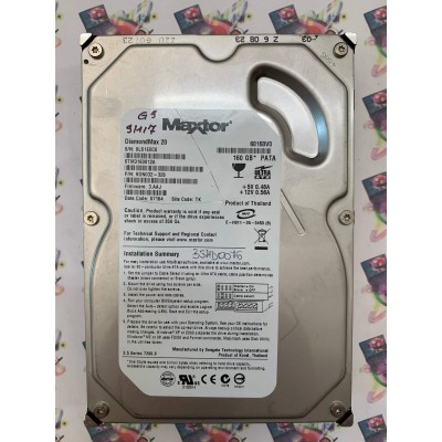 Hard Disk Usato Funzionante 100% Ok  Ide 3,5" 160gb Maxtor STM3160812A 9DN032-326 3.AAJ 07164 TK