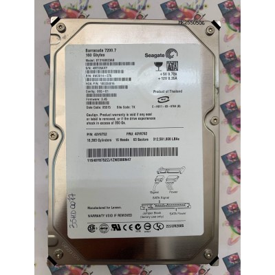Hard Disk Usato Funzionante 100% Ok Sata 3,5" 160GB SEAGATE ST3160023AS 9W2814-276 100334816 3.45 05515 TK