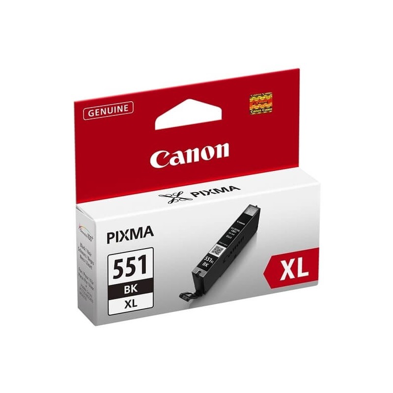 Cartuccia Originale Canon 6443B001 CLI551BKXL 11ml 2930 Pagine Bk Nero