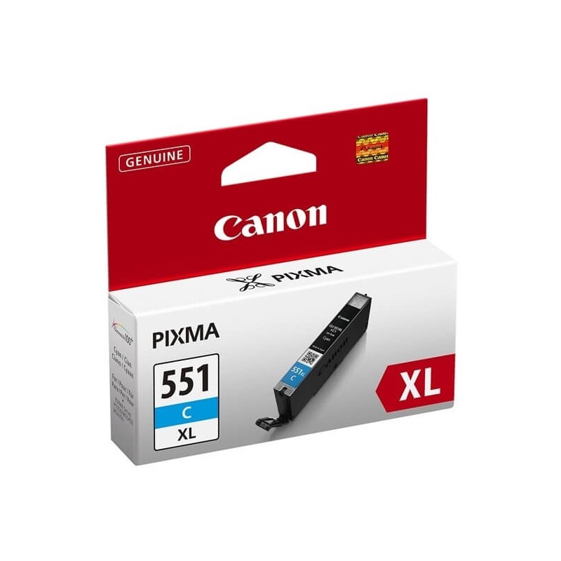 Cartuccia Originale Canon 6444B001 CLI551CXL 11ml 695 Pagine C Ciano