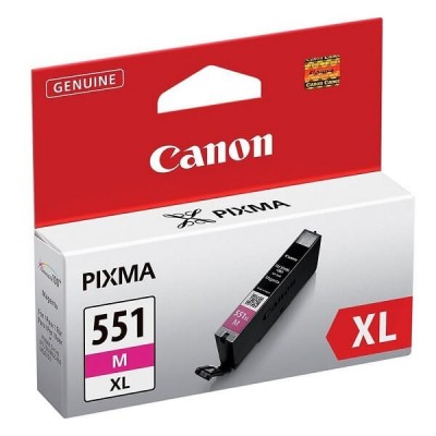 Cartuccia Originale Canon 6445B001 CLI551MXL 11ml 680 Pagine M Magenta