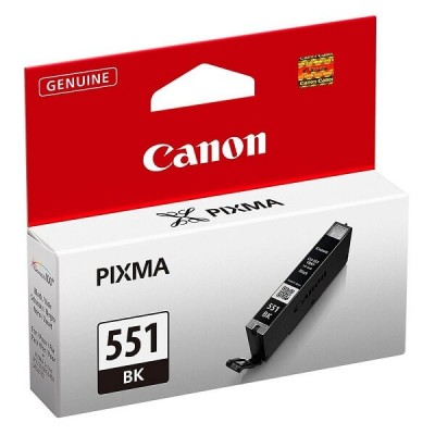 Cartuccia Originale Canon 6508B001 CLI551BK 7ml 1795 Pagine Bk Nero