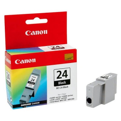 Cartuccia Originale Canon 6881A002 BCI24BK 10ml 170 Pagine Bk Nero