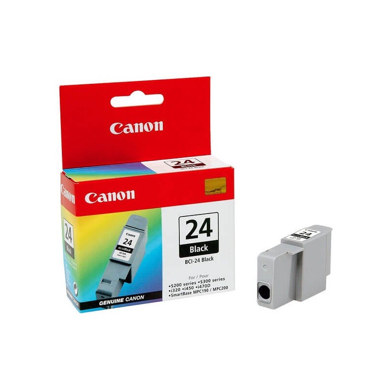 Cartuccia Originale Canon 6881A002 BCI24BK 10ml 170 Pagine Bk Nero