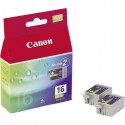 Kit 2 Cartucce Originali Canon 9818A002 BCI16C 7,5ml 100 Pagine Colore